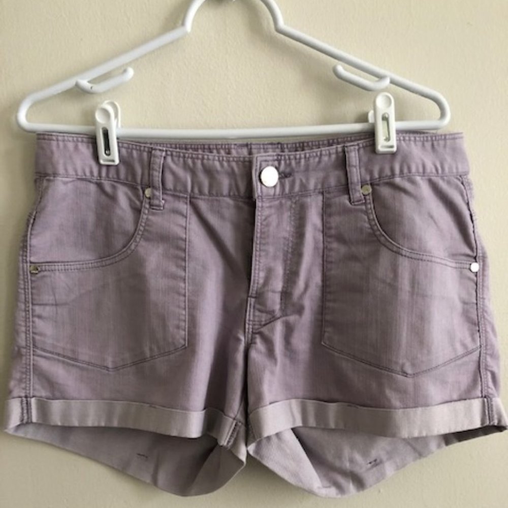 Purple Express Jean Shorts